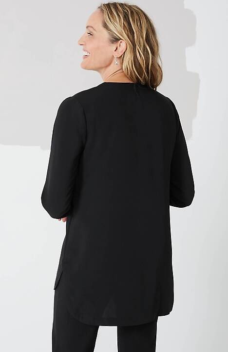 Port Authority Women's 3/4-Sleeve Tunic Blouse : : Clothing, Shoes  & Accessories