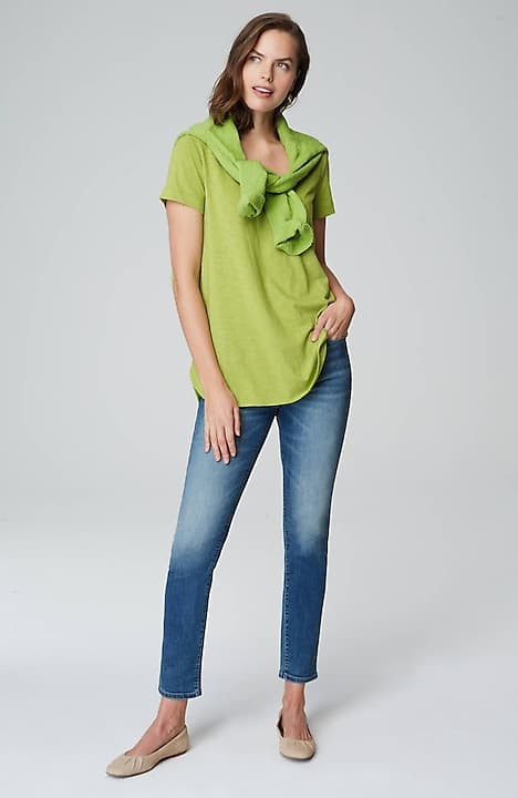 Cotton And Tencel™ Modal Shirttail Tunic