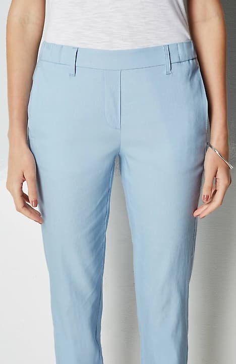 J.Jill Solid Gray Linen Pants Size 2X (Plus) - 76% off
