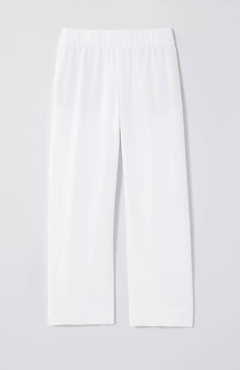Jjill J.jill Pure Jill Linen Trapunto-stitched Pants In White