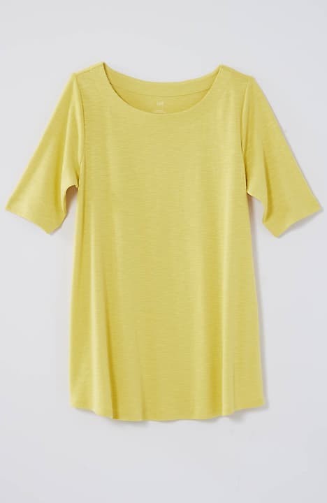 J.Jill - 4X - NEW Pima Scoop-Neck Elbow-Sleeve Tee- NWT