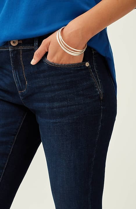 Slim Ankle Jeans - Colors - Curvy Fit