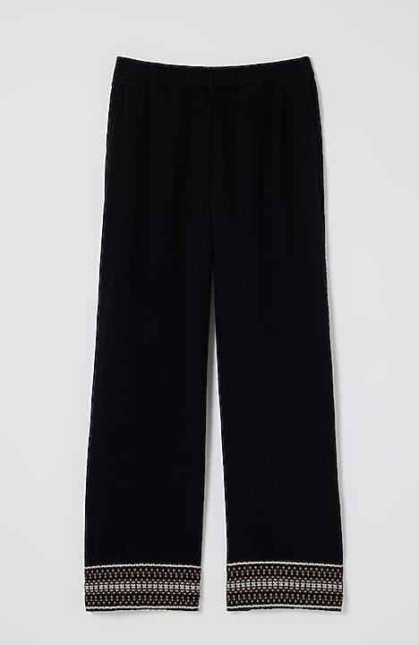 Pure Jill Relaxed Cropped Pants