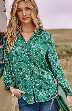 J.JILL Women’s Size Medium M Button Down Shirt Top Blouse Long Sleeve NEW  $99