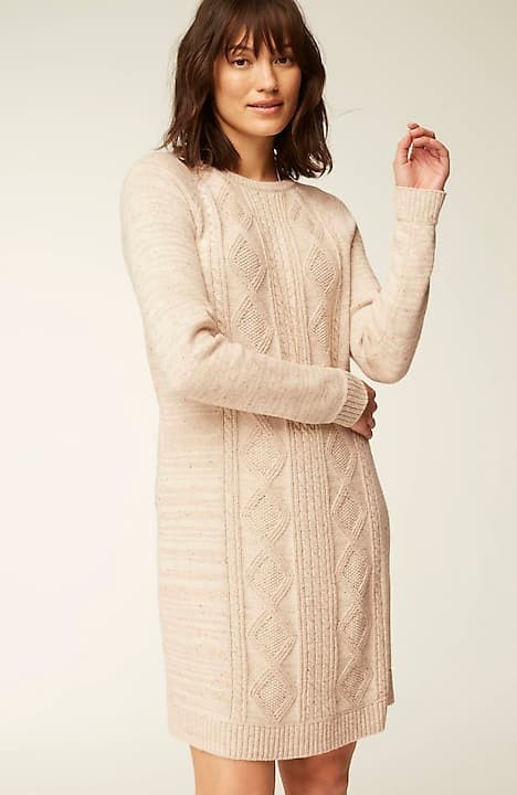 Cableknit Sweater Dress