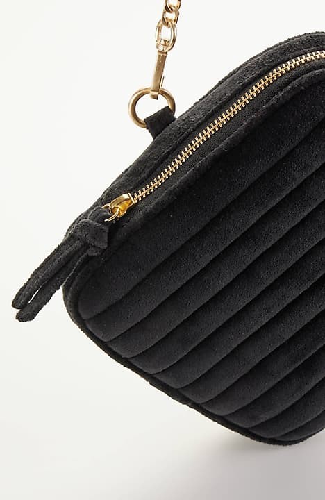 Luxe Velvet Quilted Purse