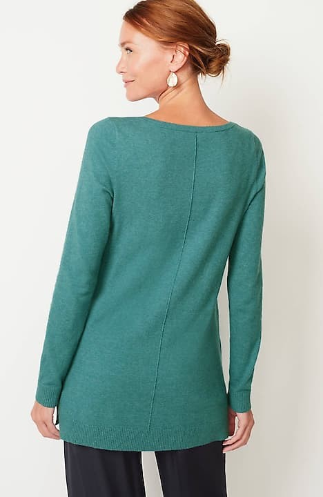Pintucked Sweater-Tunic