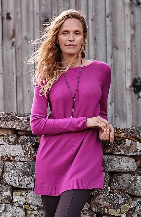 Jill - Long Sleeve Activewear Turtleneck Lavender