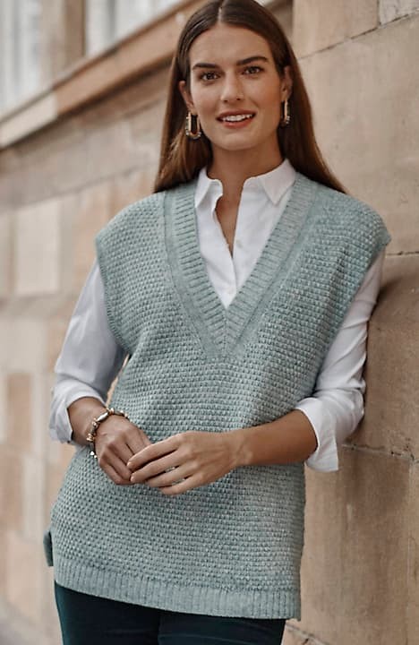 J. Jill Vest Lined Wool Vest MP Medium Petite Gray Button Up Career  Professional