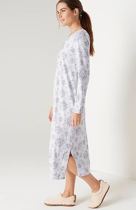 Cool Comfort™ Cotton Modal Long Sleeve Nightdress