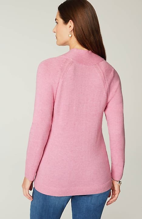 J. Jill, Sweaters, Jjill V Neck Light Pink Cashmere Oversized Sweater
