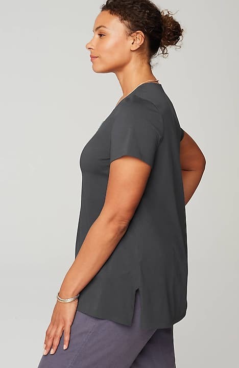 NWT Pure J. Jill Fawn Elliptical Tee Shirt Top - Women's Size Small