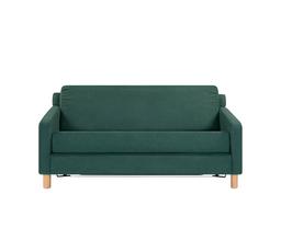 Sofá cama con colchón Nessa - Verde