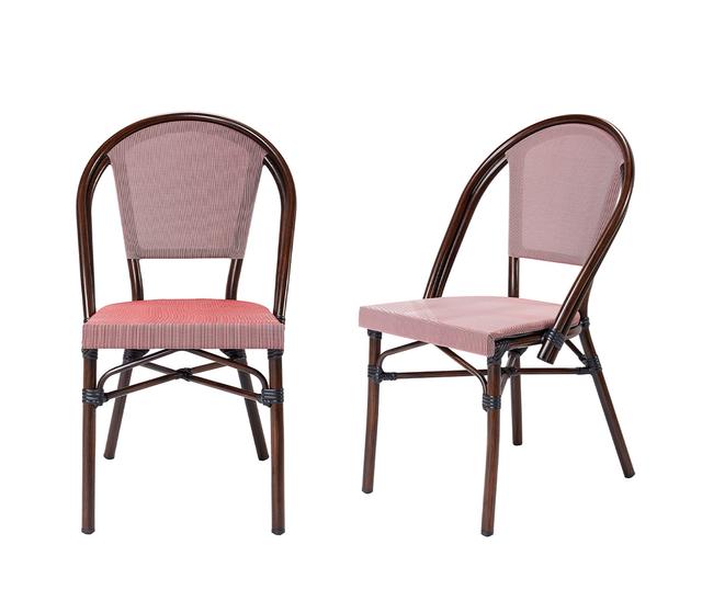 Set de 2 sillas Bistro - Rojo