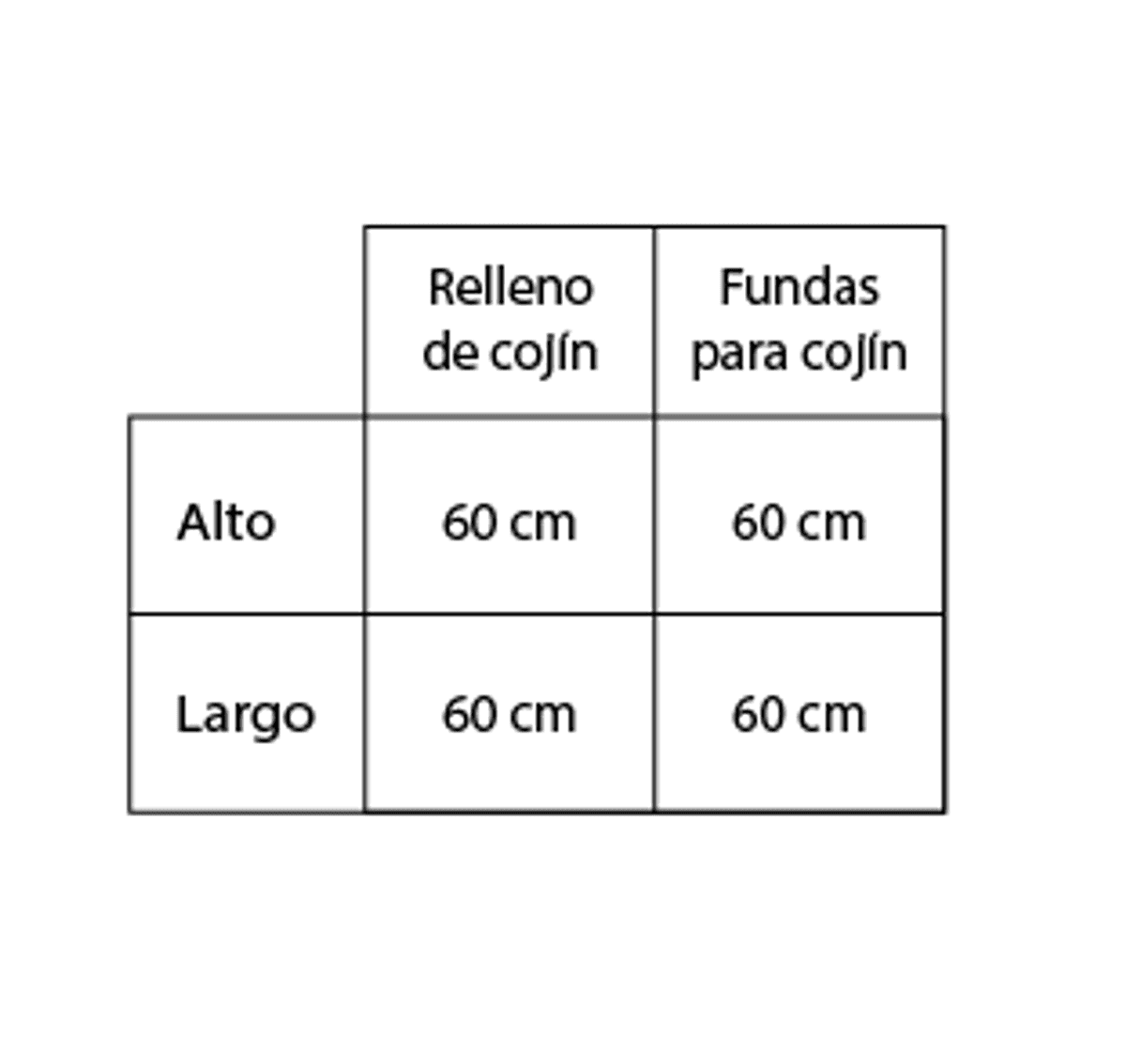 Funda para cojín de terciopelo Cachet 60 x 60 cm - Arena + Relleno de cojín  60x60 Angola - Blanco