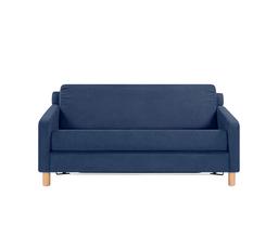 Sofá cama con colchón Nessa - Azul marino