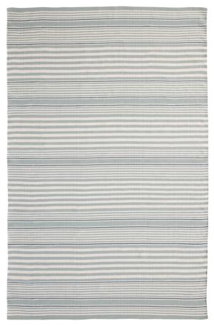 Rugby Stripe Light Blue Indoor Outdoor, Blue And White Striped Indoor Outdoor Rug