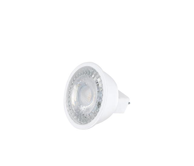 Foco Clear LED MR16 GU10 5W luz cálida - Blanco