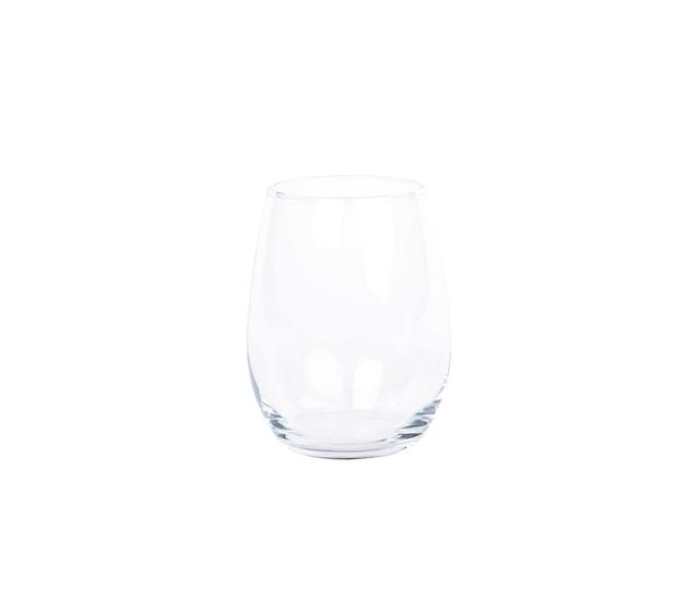Juego 6 vasos para vino Amber 350 ml - Transparente