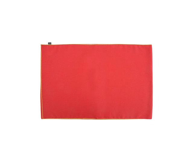 Mantel individual Irlanda - Rojo con dorado