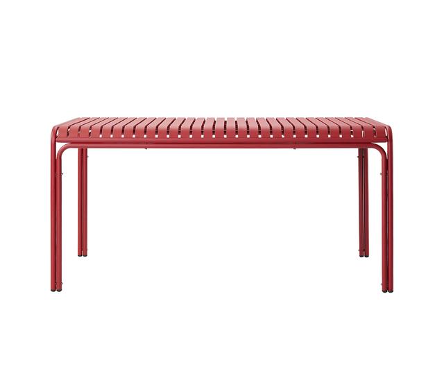 Mesa para exterior Bastos 150 cm - Rojo