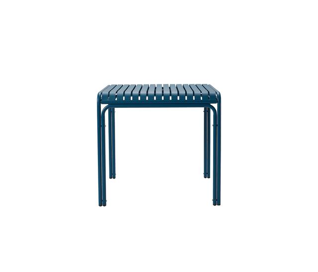 Mesa para exterior Bastos cuadrada - Azul