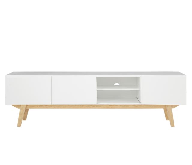 Mueble de tv Cuauhtémoc 200 cm - Blanco