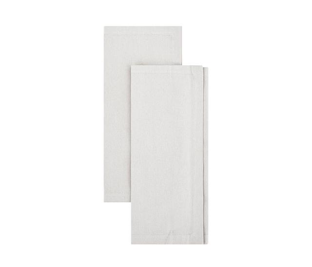 Pack de 2 manteles individuales 45 x 35 cm Bavicanora - Gris claro