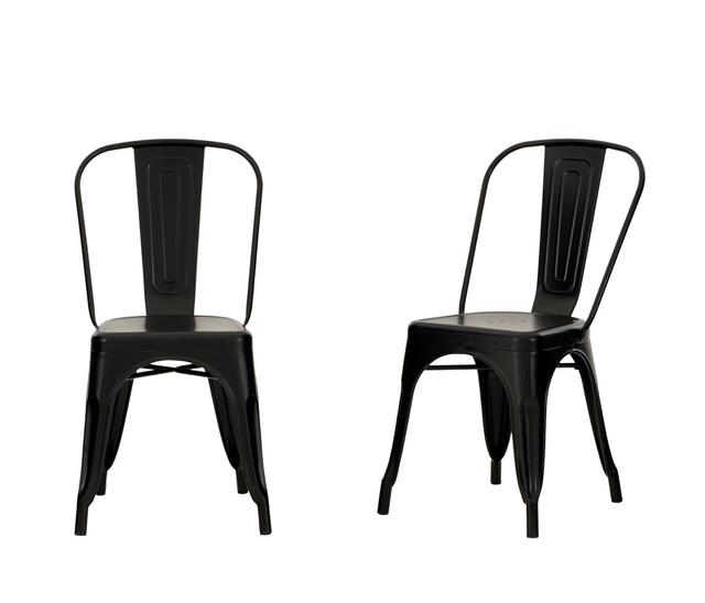 Set de 2 sillas Tolix - Negro