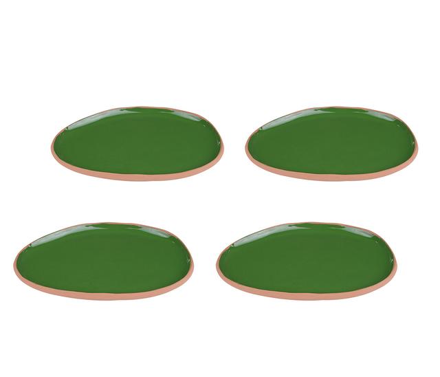 Set de 4 platos Ayote - Verde