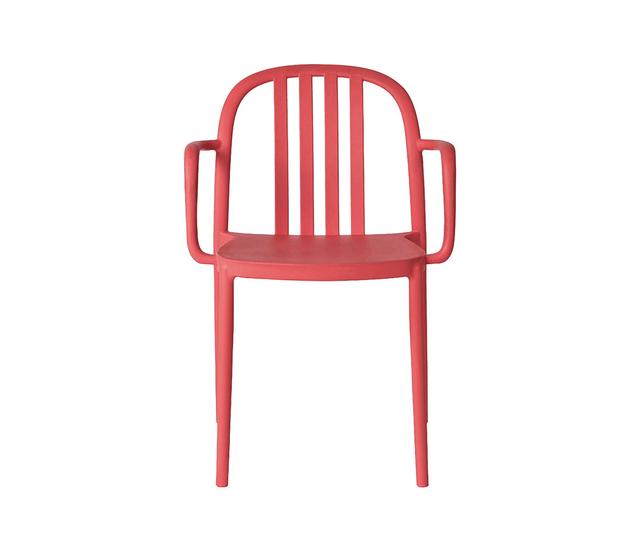 Set de 2 sillas Orgaz con brazos - Rojo