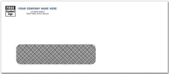 500 Envelopes Custom CheckSimple Personalized #10 Non-Window Standard Mailing Envelopes 