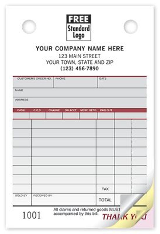 Small Spectra 4" x 6" Register Forms NEBS Deluxe SP125 
