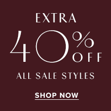 Extra 40% Off All Sale Styles. Shop Now!