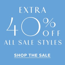 Winter Sale: Extra 40% Off All Sale Styles. Shop Now!