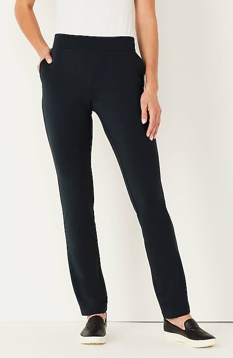 Pure Jill Affinity Slim-Leg Pants