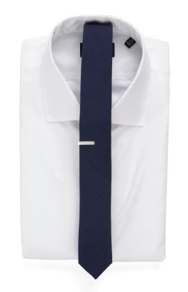 GUAngqiqi Tie Clip Bar,Skinny Tie Clip Bar for Narrow Tie Tie Bar Pinch Clip Neck Ties 