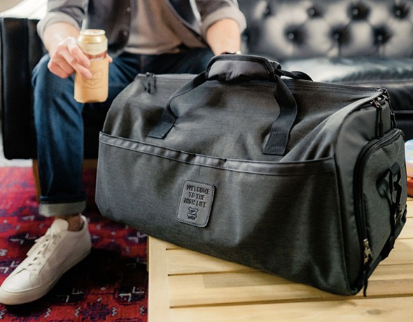 Image of Tie Bar X Miller High Life Heather Black Do-It-All Duffle Bag
