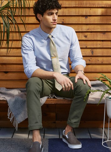 Instantly lighten up your summer wardrobe with linen and cotton ties.