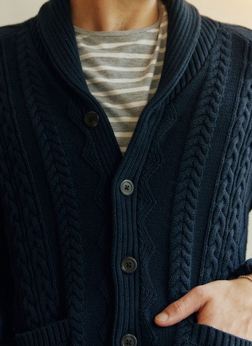 Allow us to introduce your new best friend for winter, the Shawl Collar Cardigan.