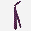 Lumber Stripe Burgundy Tie