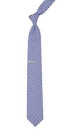 Petite Gingham Royal Blue Tie
