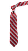 Bar Stripes Red Tie