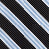 Bar Stripes Classic Black Tie