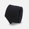 Solid Wool Black Tie