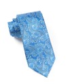 Twill Paisley Royal Blue Tie
