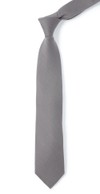 Solid Wool Grey Tie