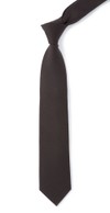 Solid Wool Chocolate Brown Tie