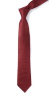 Solid Texture Burgundy Tie