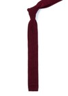 Knitted Burgundy Tie